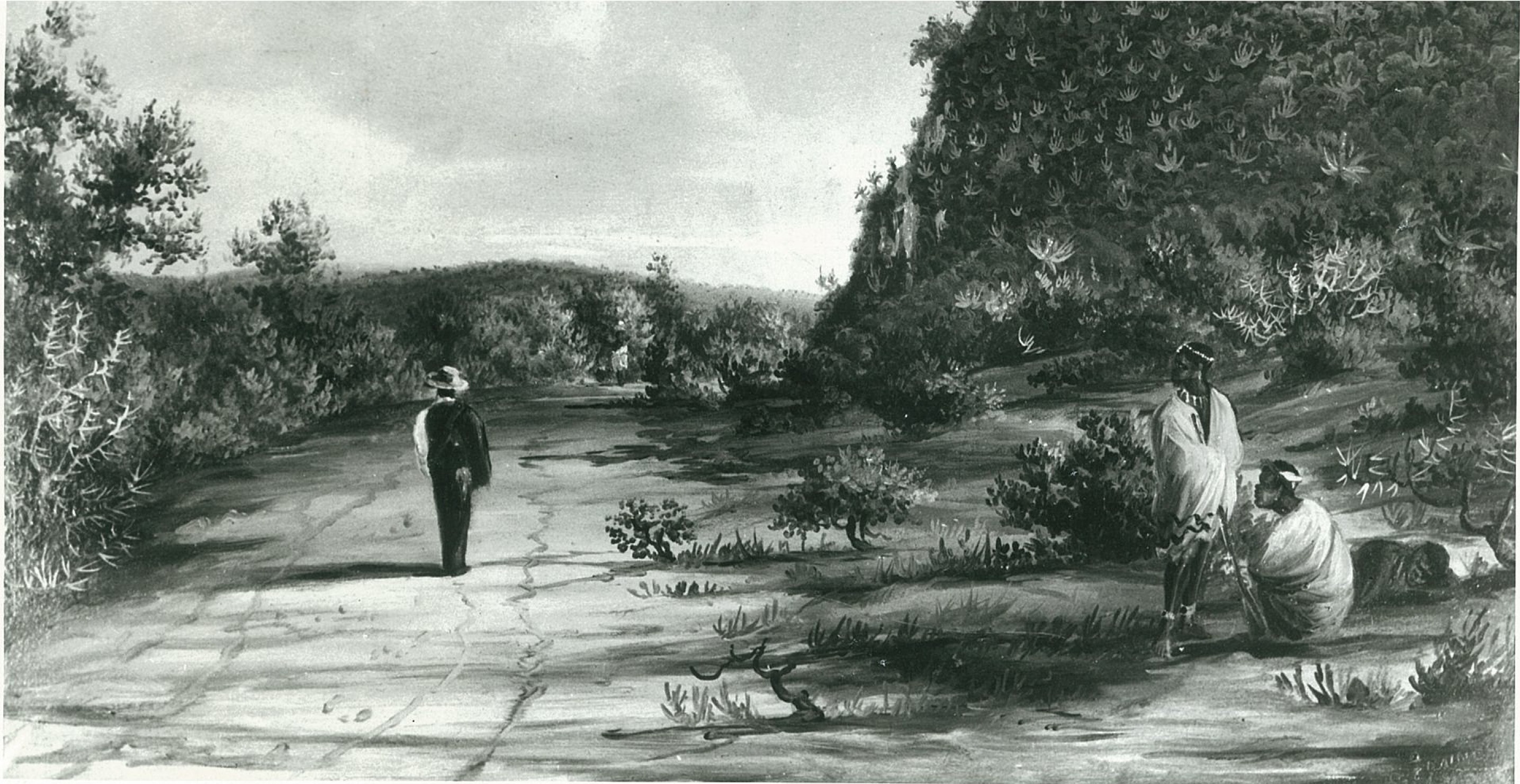 ARTWORK -BAINES John Thomas Krantz between Koonap and Fish Rivers ARTWORK -BAINES John Thomas Krantz between Koonap and Fish Rivers