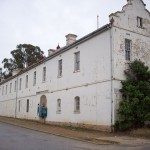 Some of the old army barracks at Fort Beaufort, dating from around 1830.