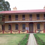 The old Officers' Quarters, Fort Beaufort. It is believed that from 1898 Dr John Conry lived here.